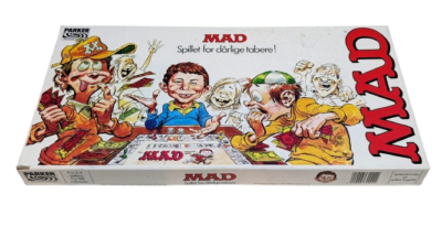 MAD - Spil - Retro - "spillet for dårlige tabere". DANSK version. 1980.