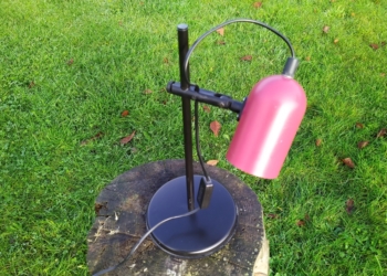 Horn dansk design lampe Type 435 lys blomme farve