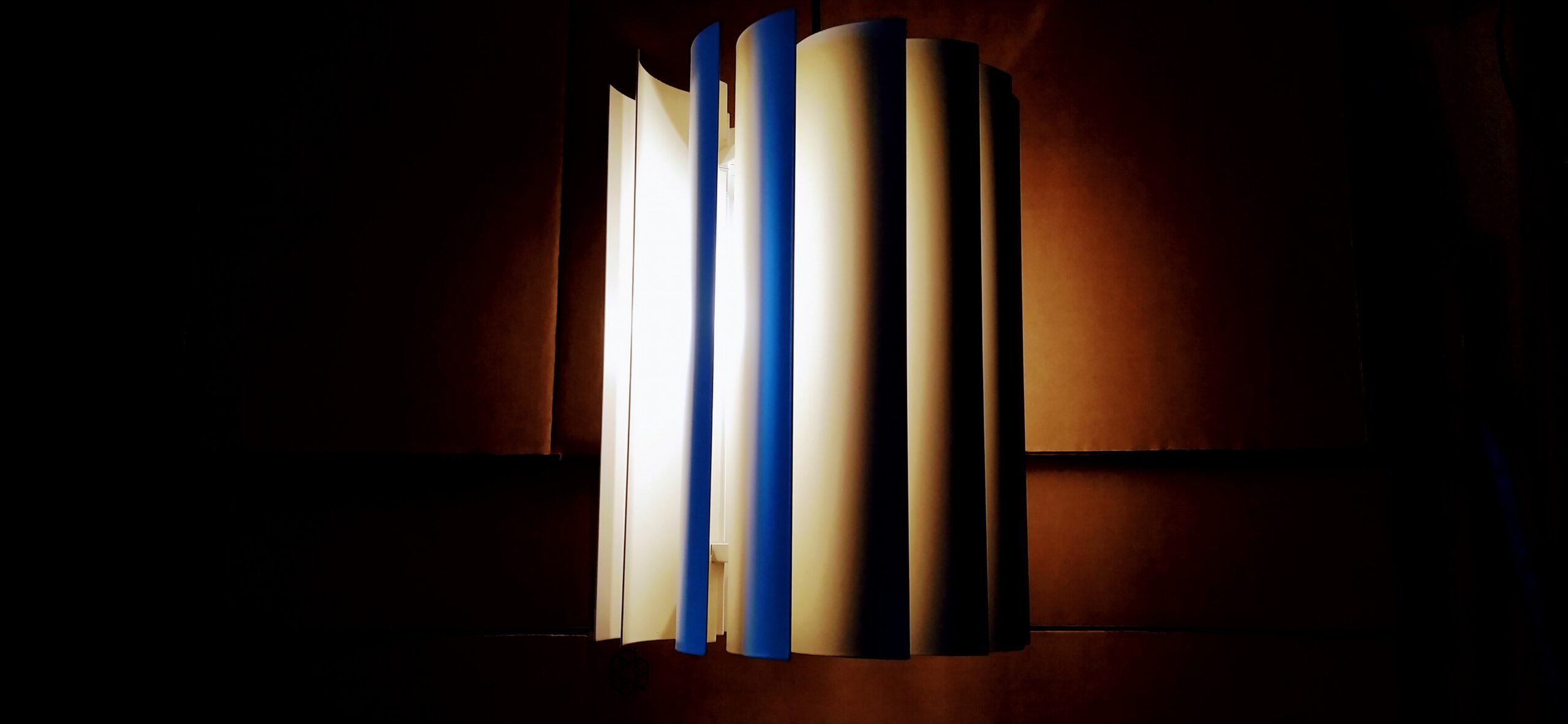 Aften billede af retro lampe