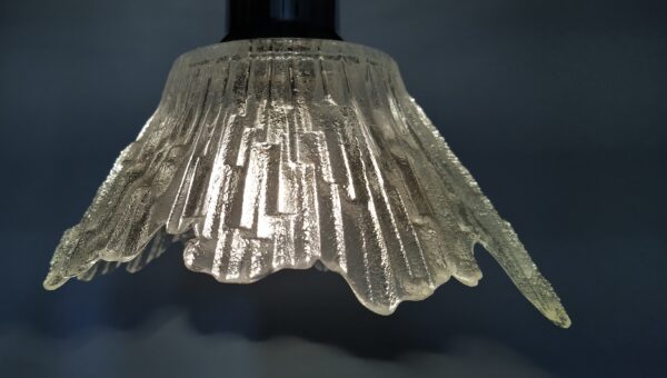 2 smukke klargjorte design lamper. Finsk design af Tauno (Tapio) Wirkkala for Humppila glass.