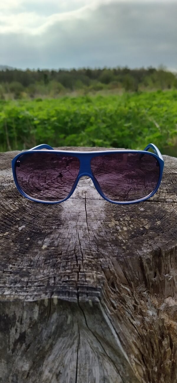 Vintage unisex solbrille model “Millionaire”. Turkis blå. – Voksen