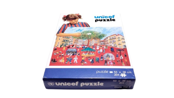UNICEF puslespil. 204 brikker. 700F