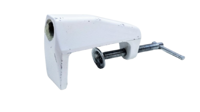 Bordholder arkitektlampe i lys grå. 13 mm