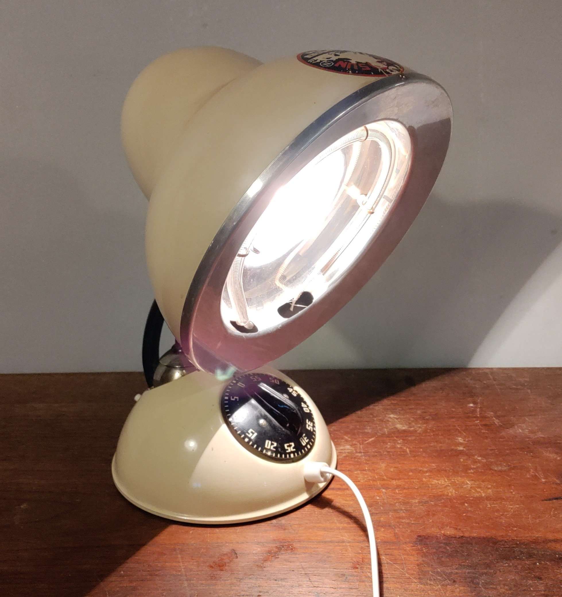Smuk retro væglampe med helt nyt el. Upcycled. – produktbillede 2 – Rafińerede Væglamper