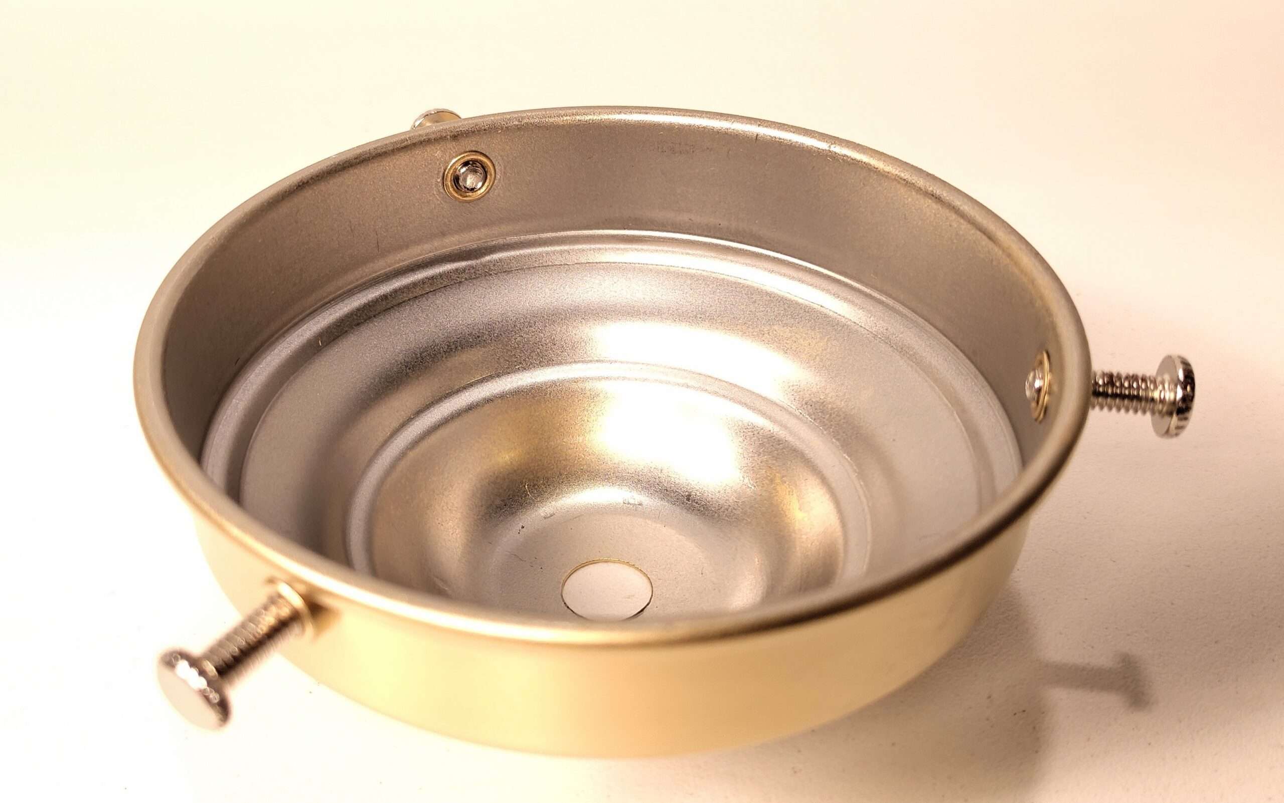 Lampeophæng til kuppelglas 8,4 cm i guldfarvede