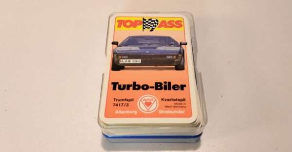 TOP ASS Turbo biler – Kvartet spil fra 80 erne.