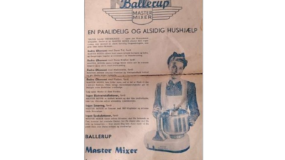 Manual og tilbehør oversigt 1950 - Original Ballerup master mixer  i PDF. Gratis. Downloades i annonce