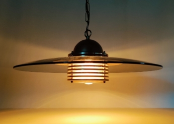 Jan-Eskil Eskilsson – Belid loftlampe fra 70 erne. 48 cm i diameter.