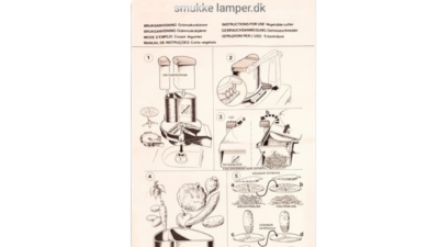 Manual grøntsags snitter - Original til Ballerup master mixer og Electrolux assistent i PDF. Gratis. Downloades i annonce