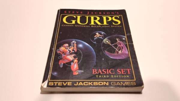 Sjælden opslagsbog Gurps Basic Set – Steve Jackson Third Edition 256 sider 1993.
Læs mere.