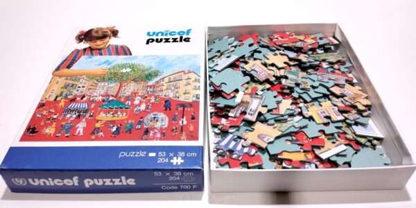 UNICEF puslespil. 204 brikker. 700F