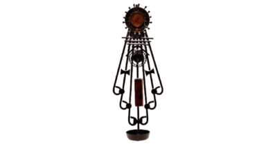 Dantoft kunstartikler. Dansk design 1970. Til bloklys. Højde 58 cm. Læs mere.