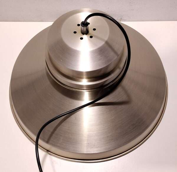 Upcycled Holmegaard spisebords lampe i messing. 1970. Alt el er nyt. Ø40. Læs mere.