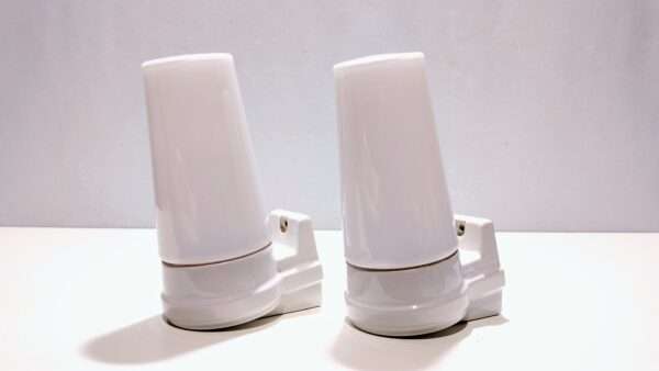 IFØ 6080 badeværelses lampe. Lille model. Hvid. Stykpris. Lagervare. Læs mere.