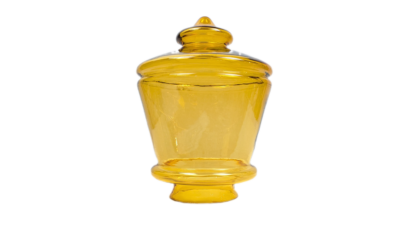 Vintage lampeglas. E.S.Horn 1970. Udendørslampe. Reservedel. Ø19. 25 cm høj.10 cm gribekant.
