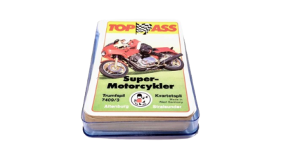 Kvartetkort - Super motorcykler 1980-1990. Trumfspil.
