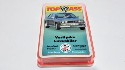 Kvartet spil. Vesttyske luksus biler. 1980. Læs mere