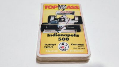 Sjældent kvartet spil fra 1980. Indianapolis 500. Uåbnet og ubrugt. Se foto