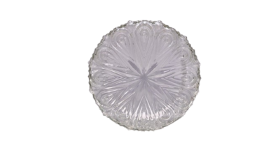 RZB Plafond glas 1970. Bemærk! Kun glas. Reservedel. Ø21. Gribekant 175 mm.