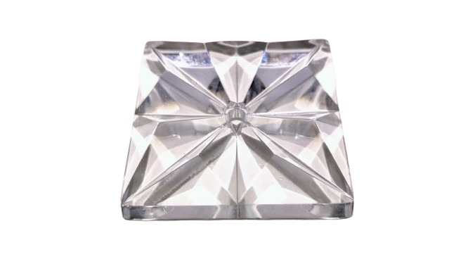 Prismeglas til lysekrone. 1960. Model Vitrika 4936 m.m. 50×50 mm. Klart glas. Reservedel. Stykpris. Læs mere om dimensioner.