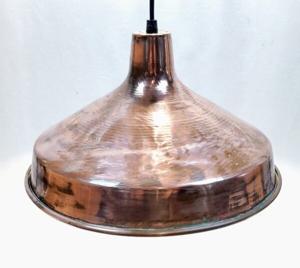 Lyskær danish design kobber lampe. Upcyckled. Ø33. Model: Raw. Nyt el. Poleret. 2 haves. Stykpris