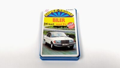 Supertrumf kortspil 1980. Biler.