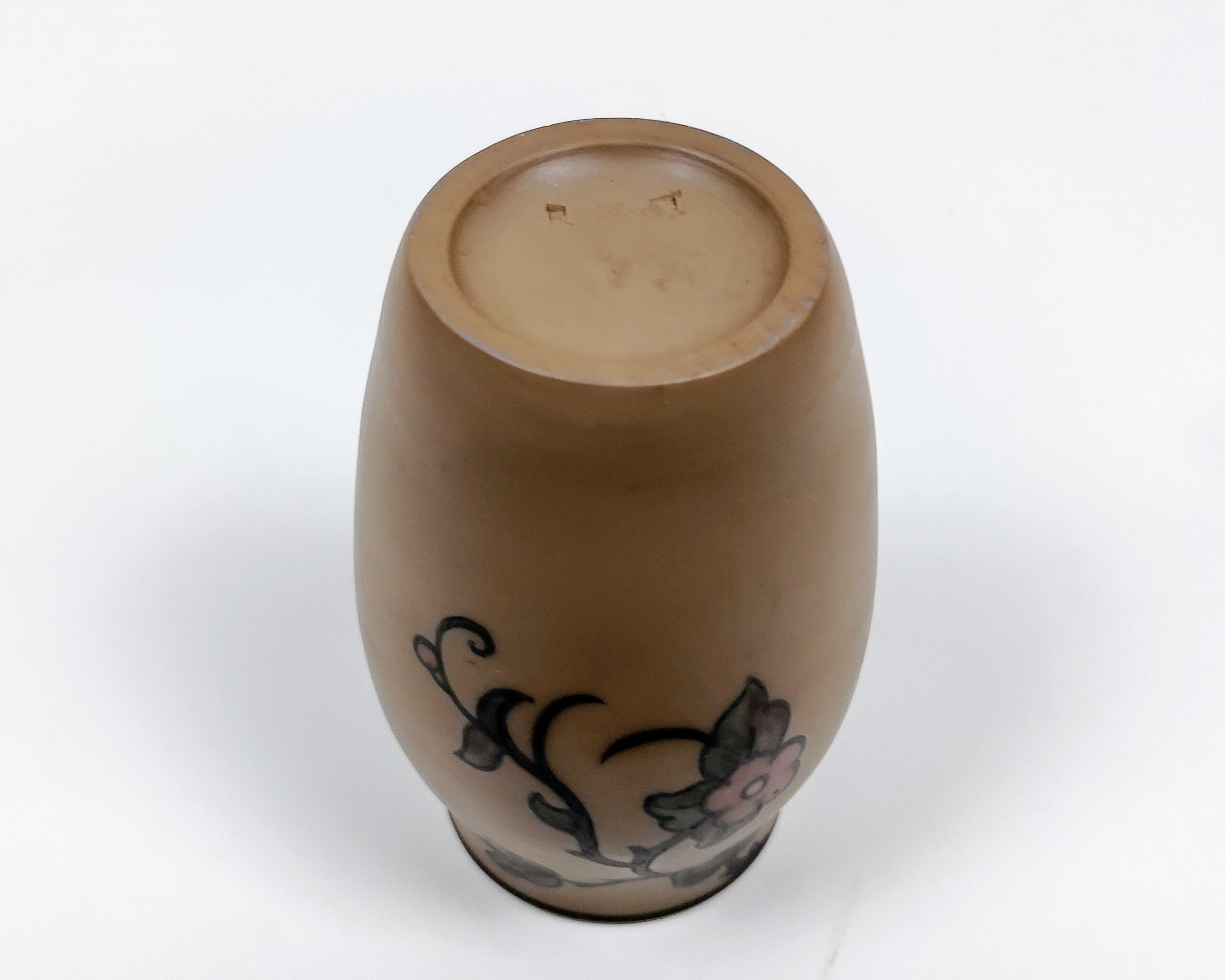 tavle reagere velsignelse Dansk keramik vase nr.47 Hjort Bornholm 1970. Ø66 mm. 10 cm høj • Møllers  smukkelamper.dk - Retro og vintage lamper og lampedele