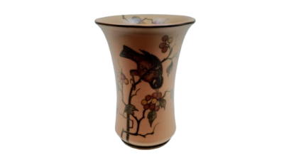 Dansk keramik vase nr 193. Hjort Bornholm 1970. Ø15. 20 cm høj