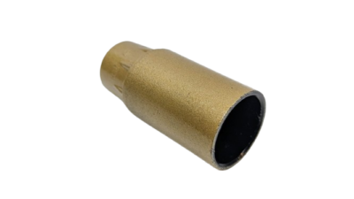 E14 fatning. Guld malet. Original. 58 mm lang. M10 gevind.