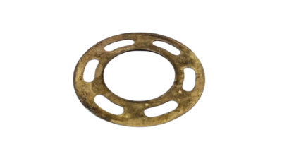 Bæreskive til lampeglas. Monteres på fatning. Messing. Læs mere.