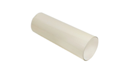 Originalt lampeglas til LYFA væglamper 1950. Cylinder glas. Sandfarvet med hvid inderside. 17,5 cm lange. Ø 59,5 mm. Stykpris. Reservedel.
