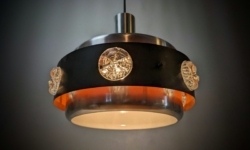 Danish design Vitrika spise bord lampe fra 1960. Alt el er nyt. Aluminium er nypoleret. Ø31. Læs mere