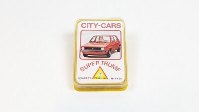 Kvartet spil , Piatnik 1980. CITY- Cars. I flot stand