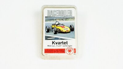 Kvartet spil – Racerbiler – 1970. I særlig flot stand.