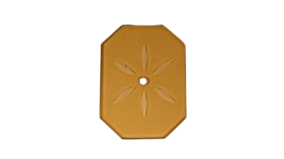 Originalt svensk rejmyre glas til pendel. 1970. Reservedel. 60x80 mm. Ø4,5 mm hul.