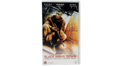 Klassisk Film VHS - Black Hawk Down 2001. Original VHS kassettebånd.