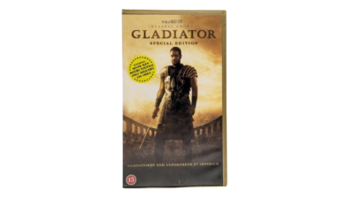 Klassisk Film VHS - Gladiator - Russel Crowe. Original VHS kassettebånd.