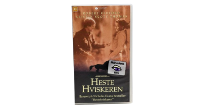 Klassisk Film VHS - Hestehviskeren - Robert Redford - Original VHS kassettebånd.