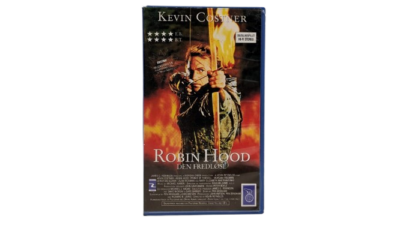 Klassisk Film VHS - Robin Hood - Kevin Kostner - Original VHS kassettebånd.