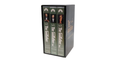 The Godfather collection.VHS. 3 film hvoraf en er uåbnet.