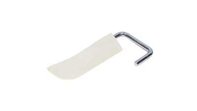Dejkniv / kantskraber til Ballerup Master mixer og Electrolux assistent i plast. Hvid/Hvidgrå Ø10MM