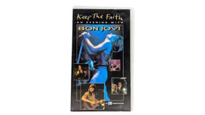 Klassisk Musik VHS – Bon Jovi – Keep the Faith concert. 1993 – Original VHS kassettebånd.