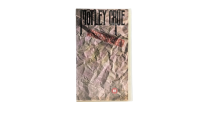 Klassisk Musik VHS – Mötley Crüe – Uncensored 1986 – Heavy Metal concert- Original VHS kassettebånd.