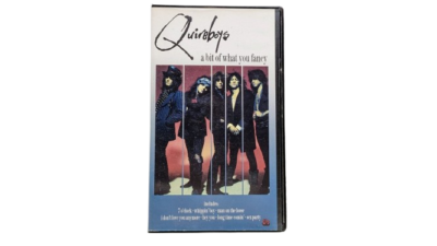 Klassisk Musik VHS – Quireboys – A bit of what you fancy 1990 – Heavy Metal concert – Original VHS kassettebånd.