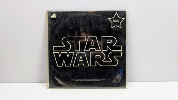 Star Wars. Rare collector’s item. Original soundtrack fra 1977. Excellent condition. Near mint. Dobbelt LP.