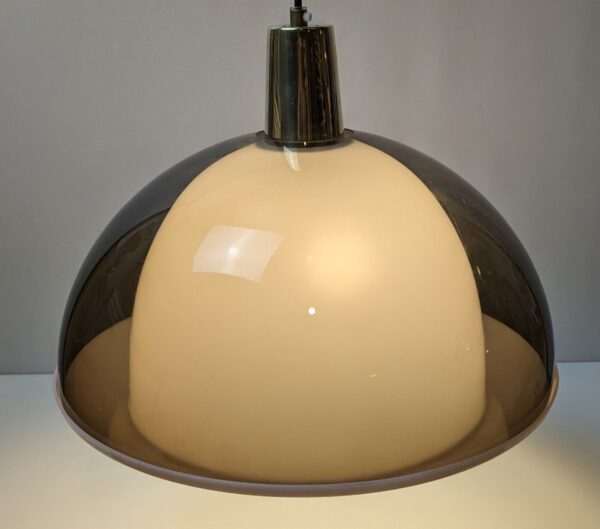 Finsk vintage design lampe fra 1970. Design: Yki Nummi. Model: Boblen. Ø40. Nyt el. Læs mere.