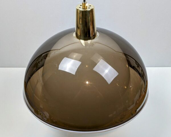 Finsk vintage design lampe fra 1970. Design: Yki Nummi. Model: Boblen. Ø40. Nyt el. Læs mere.