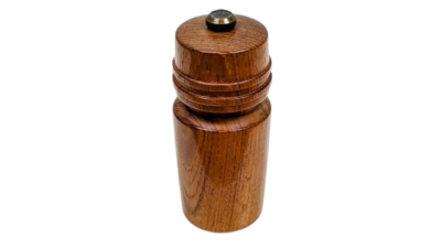 Vintage palisander peberkværn 1970. 13,5 cm høj