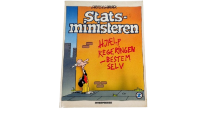 Statsministeren – Hjælp regeringen – 1984 – Kat. 2, 1.oplag. Anmelder eksemplar
