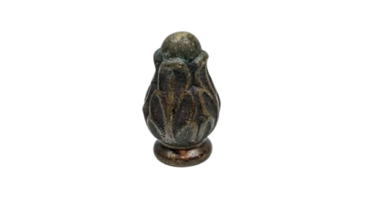 Messing ende møtrik Ø28 mm. M10 gevind. Stykpris